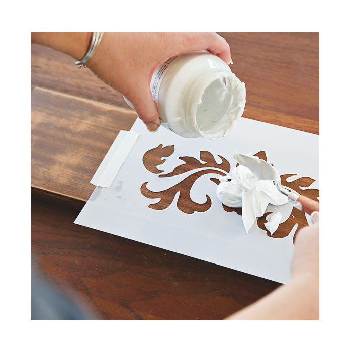 smooth embossing paste pearl2 - Smoot embossing paste - Pearl