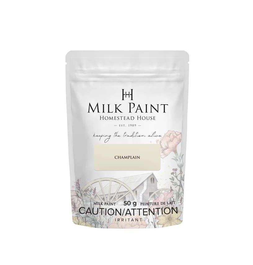 pintura biodegradable milkpaint color champlain