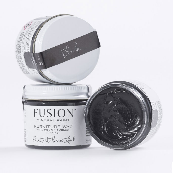fusion furniture wax black